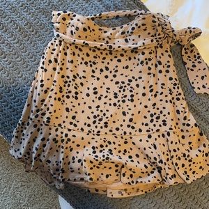 Abercrombie Spotted Leopard Skirt